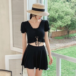 Bộ Đồ Bơi Hai Mảnh Dạng Chân Váy Nữ Tính