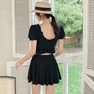 Bộ Đồ Bơi Hai Mảnh Dạng Chân Váy Nữ Tính
