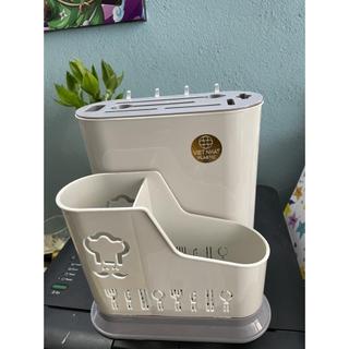 Ống cắm dao đũa đa năng, ống đựng đũa nhựa Việt Nhật cao cấp có móc treo tiện lợi 2776