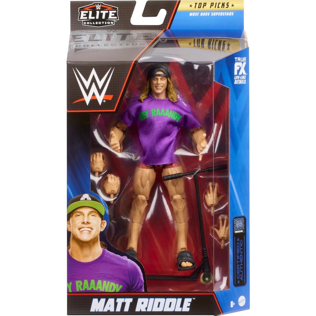 Mô hình WWE Matt Riddle Top Picks Elite Collection Chính Hãng Mattel ...