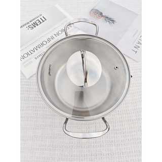 Nồi canh Chockmen [111] 22cm, 2L dày, sáng bóng, cứng cáp, nấu canh, kho thịt ngon đỉnh C111