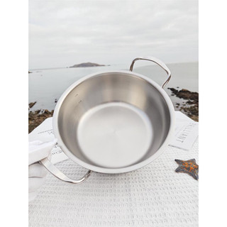Nồi canh Chockmen [111] 22cm, 2L dày, sáng bóng, cứng cáp, nấu canh, kho thịt ngon đỉnh C111