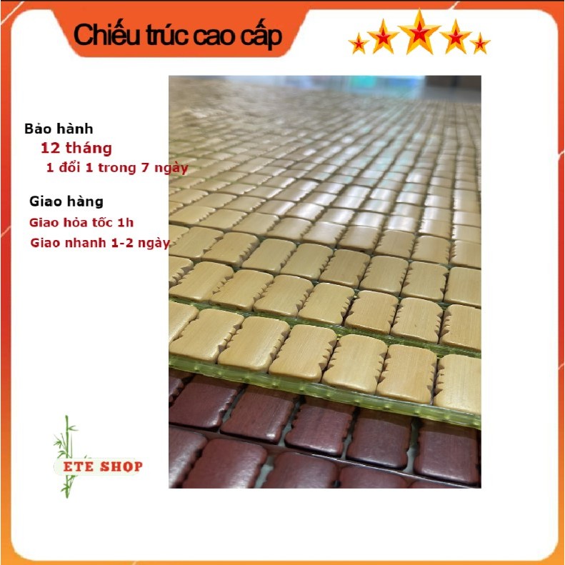 [Giảm giá] Chiếu trúc chiếu tre dạng hạt, nhiều kích thước, Điều hòa làm mát, sạch, bền, giao nhanh
