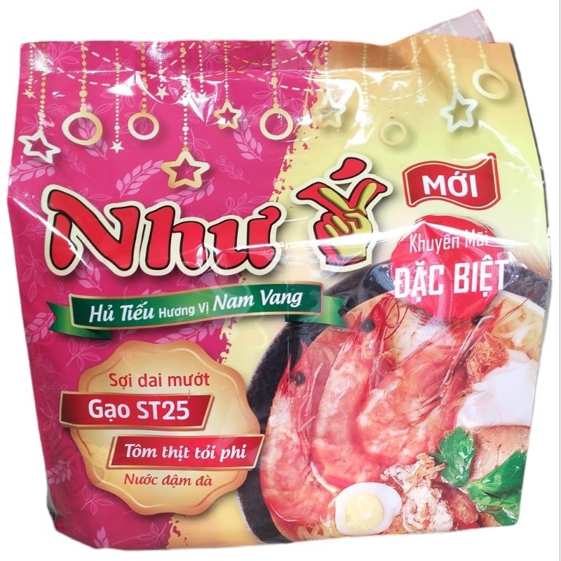 Thùng 30 gói Hủ tiếu Nam Vang Như Ý 60gr (tặng 6 gói phở bò/ 6 gói hủ ...