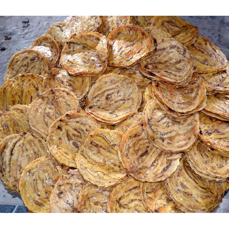 chuối khô đặc sản Cà Mau, nhà phơi thủ công, mềm dẻo, không tẩm đường hay chất bảo quản.