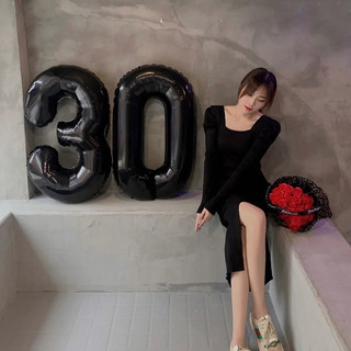 [TẶNG ỐNG HÚT THỔI] Bong bóng số tuổi size 32inch cỡ lớn 70cm trang trí sinh nhật, thôi nôi, kỷ yếu Yến Nhi Shop