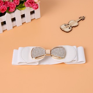 Đai váy liền, đai đầm liền, áo sơ mi, jumpsuit bản rộng, chất liệu co giãn, móc khóa kim loại họa tiết nơ đính hạt W88