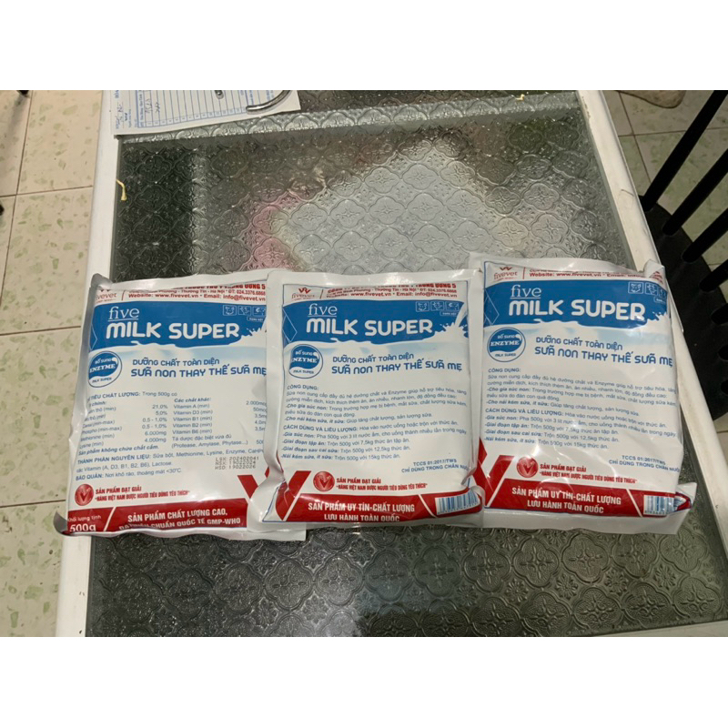 five milk super sửa non cho thú cưng gói 500g