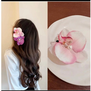 Kẹp Tóc Hoa Phong Lan Nhiều Màu Xinh