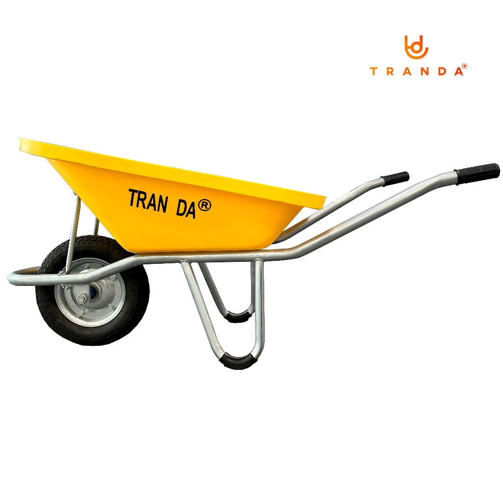 Xe rùa Trần Đà thùng nhựa, hiệu TranDa, sườn ống sắt mạ kẽm phi 34 dày ...
