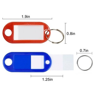 SET 20 Thẻ Ghi Nhớ Gắn Móc Khóa - Nhãn Tag Name Móc Chìa Khóa Đánh Dấu Số Phòng, Hành Lý, Vali Tiện Dụng 88447