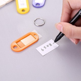 SET 20 Thẻ Ghi Nhớ Gắn Móc Khóa - Nhãn Tag Name Móc Chìa Khóa Đánh Dấu Số Phòng, Hành Lý, Vali Tiện Dụng 88447