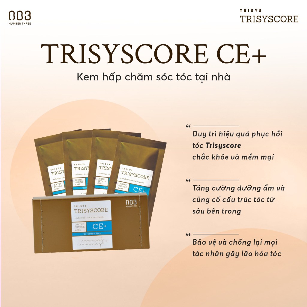 Kem hấp tại nhà 003 Number Three Trisyscore CE Pack 500ml | Shopee Việt Nam