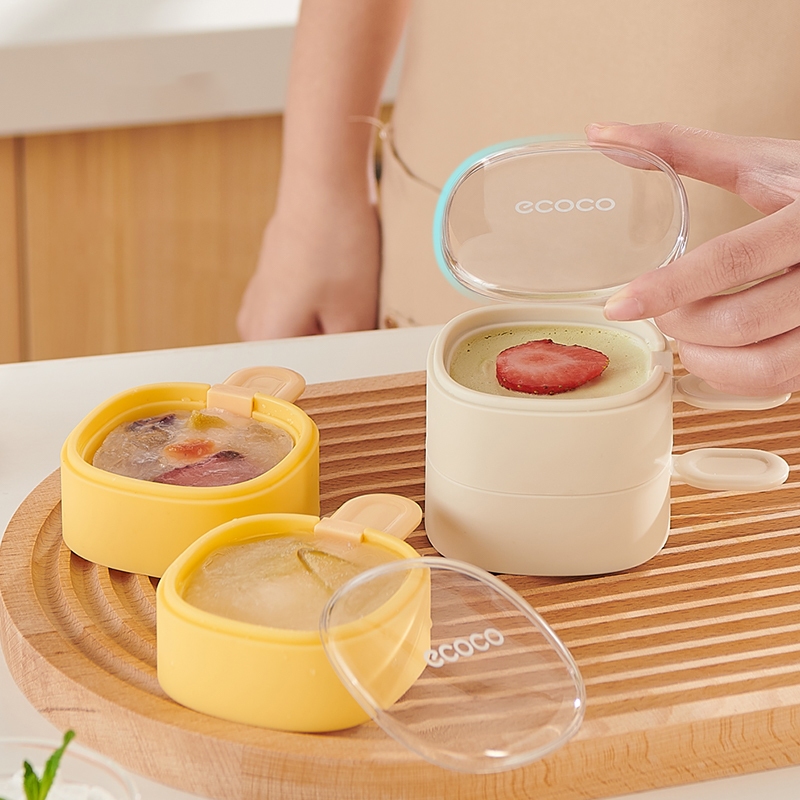 Khuôn Làm Kem ECOCO Chất Liệu Silicon An Toàn Tuyệt Đối Kèm Nắp Kín Dễ Dàng Tách Kem Ra Khỏi Vỉ | BigBuy360 - bigbuy360.vn