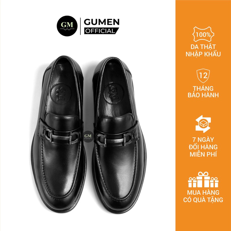 ( TĂNG CHIỀU CAO 5-7CM)Giày Lười Nam GUMEN 081 Loafer Công Sở Trẻ Trung ...