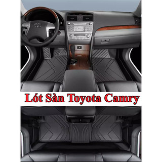 Lót Sàn 2 Lớp Toyota Camry Chất Liệu Nhựa Cao Cấp , Hàng Loại Dày Nhập Nội Địa Trung