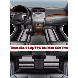 Lót Sàn 2 Lớp Toyota Camry Chất Liệu Nhựa Cao Cấp , Hàng Loại Dày Nhập Nội Địa Trung