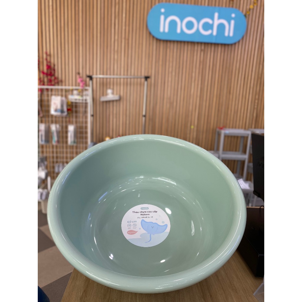 Thau nhựa cao cấp INOCHI size 50cm và 60cm tiêu chuẩn Nhật, an toàn