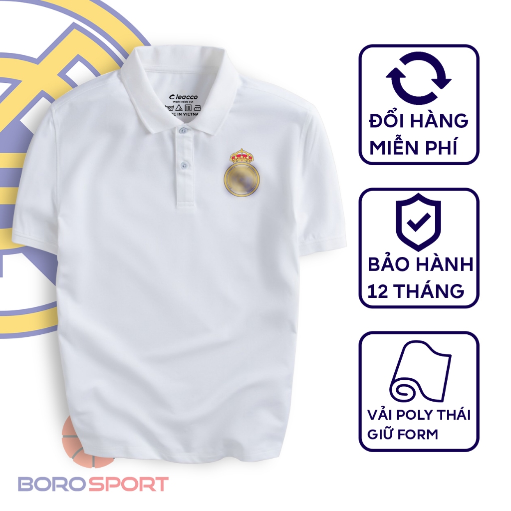 Ảnh Áo Polo Nam Siêu Ưu Đãi Áo Thun Polo Cổ Bẻ Chất Liệu Vải Poly Thái Giữ Form Dáng Cleacco RM Boro Sport 1