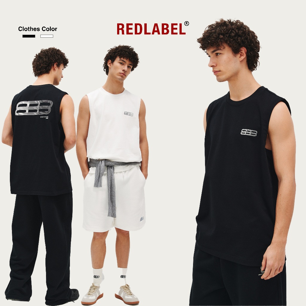 Áo Ba Lỗ Thể Thao Tank Top 888 REDLABEL, Áo Ba Lỗ Sát Nách Họa Tiết 888 Unisex Cotton Cá Tính TT4