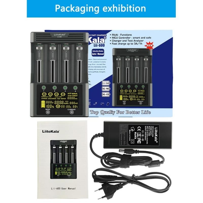 Sạc pin Liitokala Lii 600 | Shopee Việt Nam