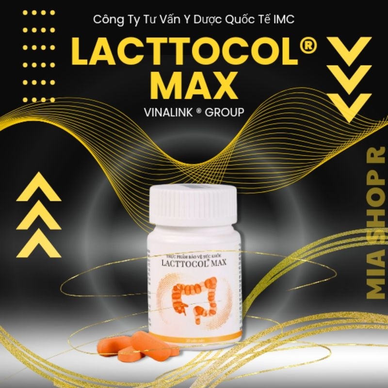 Thực phẩm chức năng LACTTOCOL MAX hỗ trợ đường ruột hộp 30 viên ...