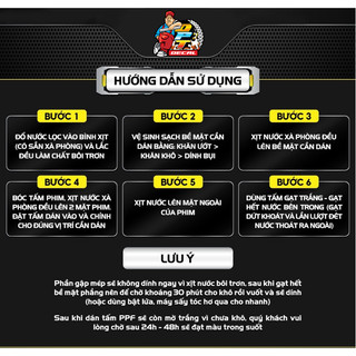 Miếng dán PPF dán hõm cửa + tay nắm cửa , chống xước dùng cho tất cả các xe (Honda, Mazda, Hyundai, Kia, Mercedes, v v)