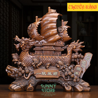 Thuyền rồng, Thuyền buồm phong thuỷ, Thuận buồm xuôi gió, Tượng phong thủy, Decor Trang trí nhà cửa, Quà tặng ý nghĩa