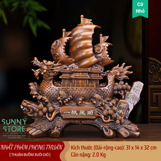 Thuyền rồng, Thuyền buồm phong thuỷ, Thuận buồm xuôi gió, Tượng phong thủy, Decor Trang trí nhà cửa, Quà tặng ý nghĩa