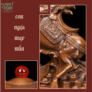 Tượng ngựa phong thuỷ, Mã đáo thành công, Tuổi ngọ, Tượng phong thủy, Decor Trang trí nhà cửa, Quà tặng ý nghĩa - SUNNY