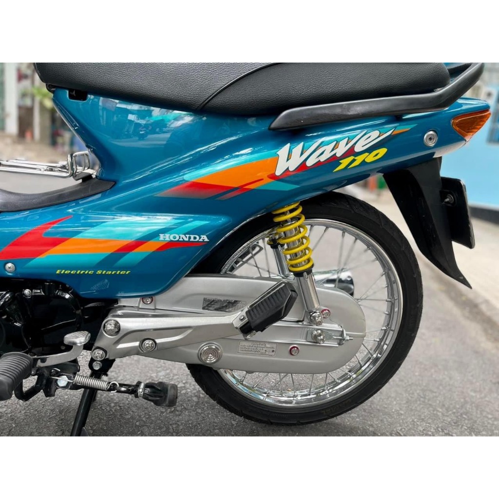 Tem Honda Wave 110 màu xanh ngọc chính hãng Honda thailand | Shopee ...