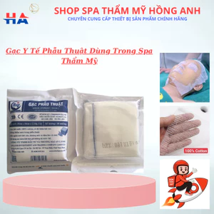 Miếng Gạc Vải Y Tế Dùng Trong Phẫu Thuật - Dùng Đắp Mặt Nạ Spa - Tiệt Trùng Cắt Sẵn 30x30cm 1Gói 10 Miếng
