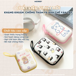 Túi đựng máy ảnh kĩ thuật số đa năng - Thiết kế họa tiết cute, chia ngăn thông minh bảo vệ tối đa cho digicam by MèoBer
