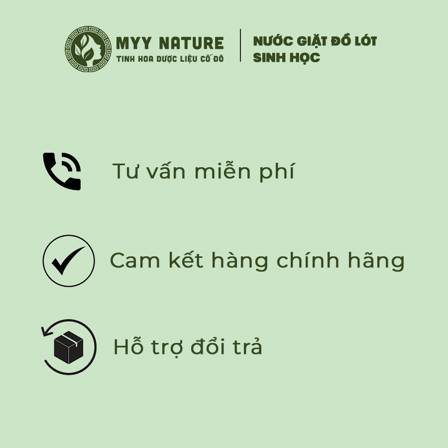 Bọt vệ sinh thảo mộc Myy Nature dành cho bé dậy thì chai 100ml - Làm sạch dịu nhẹ, cân bằng độ pH