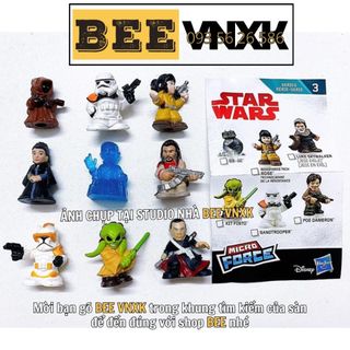 Mô hình nhân vật Star War Micro Force mùa 2, 3, 4, 5  - Mỗi túi mù có 2 nhân vật bí ẩn - BEE VNXK giao ngẫu nhiên
