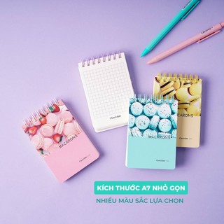 Sổ Lò Xo Kẻ Caro 180/200 Trang A5/A6/A7/B5 CLASSMATE MACARON, Sổ Tay Ghi Chép, Take Note, Bujo - 100gsm 20-001B5/A5