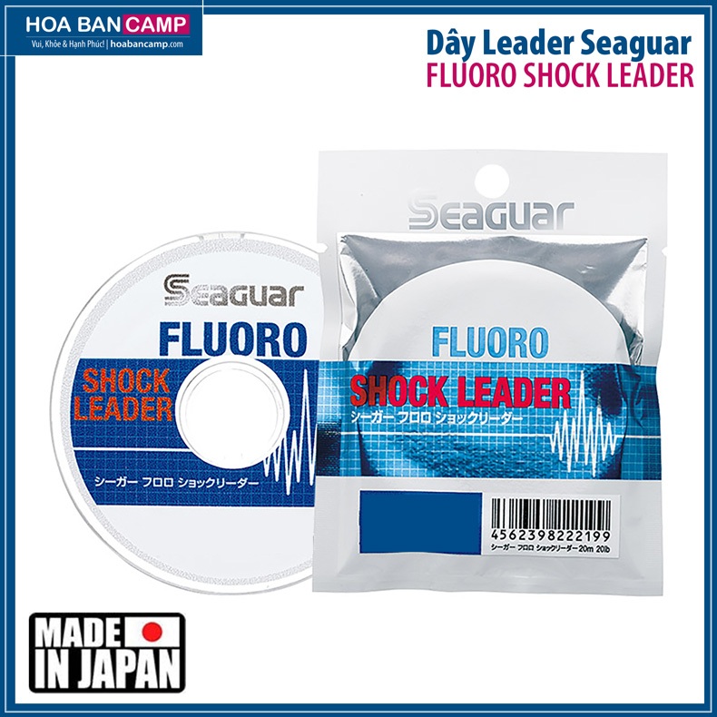 Fil Fluorocarbone Seaguar Manyu Shock Leader - 30 Mètres - Diamètre 1.17 Mm (taille 50) - 175 Lb - Transparent