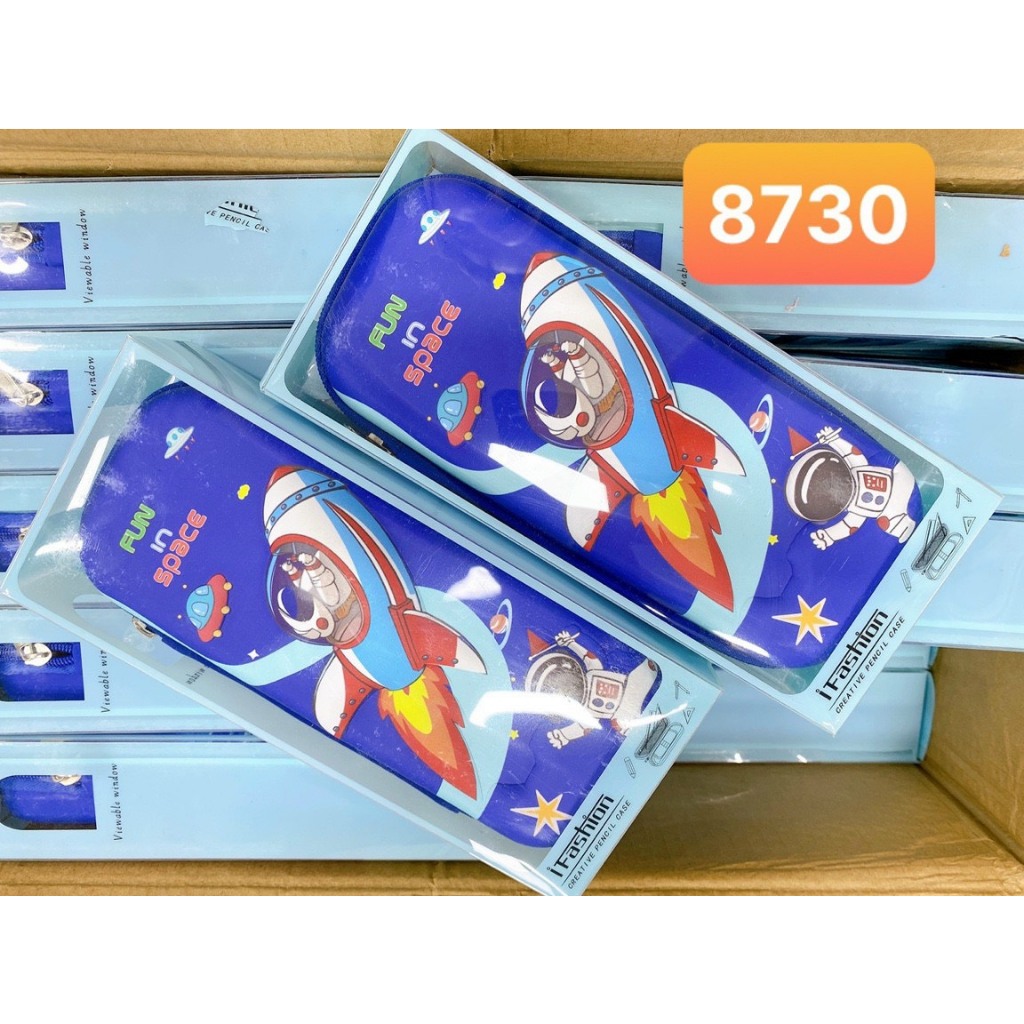 Hộp Đựng Bút Họa Tiết In Nổi 3D Vải Chống Thấm Nước Nhiều Mẫu Cute Túi Chứa Viết Khóa Kéo Dễ Thương dành cho học sinh