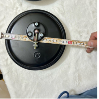 Gương cầu lồi 728 soi điểm mù xe tải, đầu kéo đường kính 18cm chất lượng cao, sắc nét.
