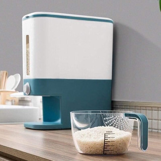 Thùng đựng gạo tiện ích 10kg Hokori Việt Nhật - Hộp đựng gạo, đựng ngũ cốc chống ẩm mốc 5338