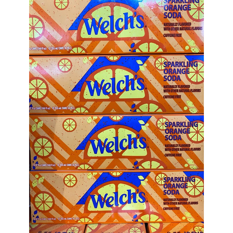 NƯỚC NGỌT WELCH'S CAM SPARKING ORANGE SODA | Shopee Việt Nam