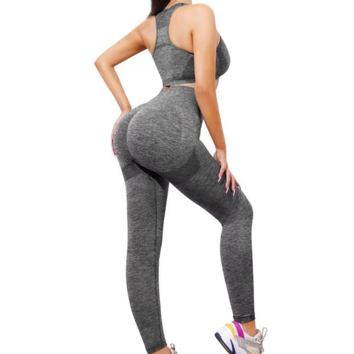 Set Đồ Tập Gym Nữ Dài FITCAN Set Đồ Tập Yoga Croptop Basic Có Đệm Mút Co Giãn 4 Chiều Chun Mông S24