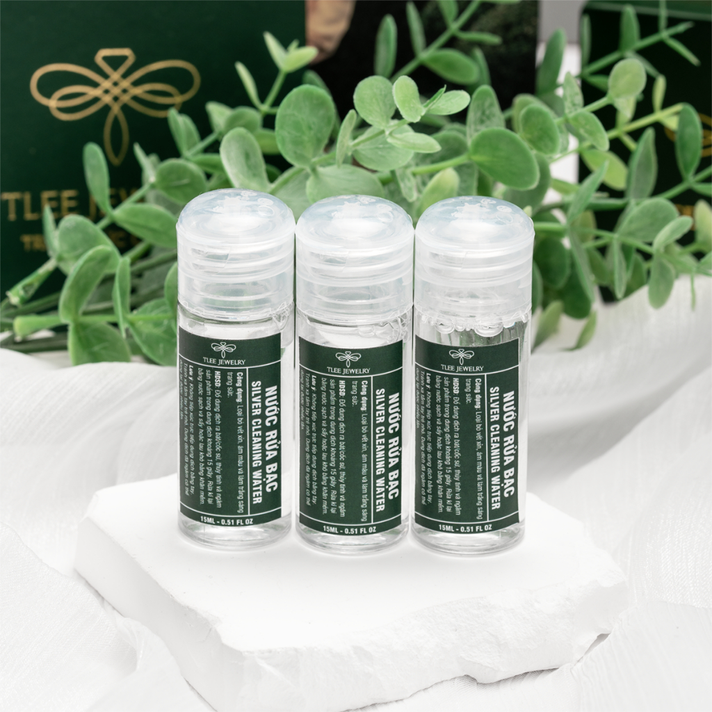 Ảnh Nước rửa trang sức bạc TLEE dung dịch làm sáng bóng bạc như mới 15ml TLEE JEWELRY PK0116 4