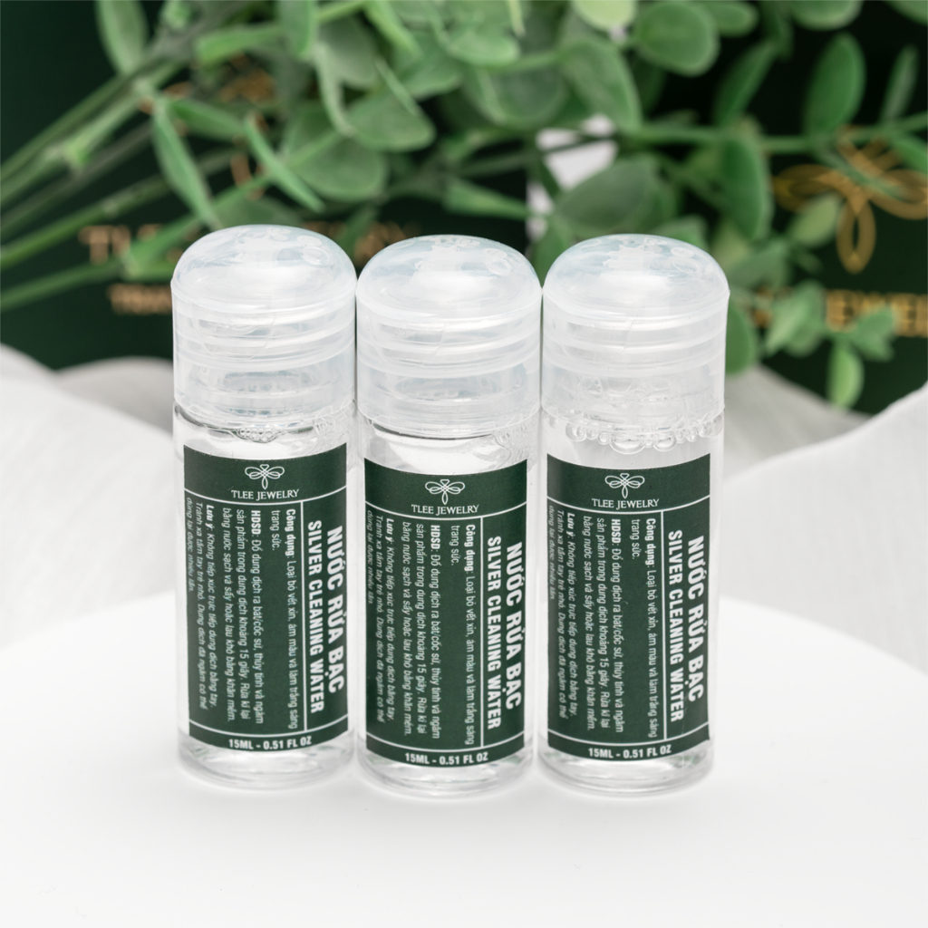 Ảnh Nước rửa trang sức bạc TLEE dung dịch làm sáng bóng bạc như mới 15ml TLEE JEWELRY PK0116 3