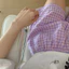 Quần Đùi Nữ Mặc Nhà , Quần Ngủ Cạp Chun Hoạ Tiết Caro 4 Màu Chất Đũi Thô Thoáng Mát