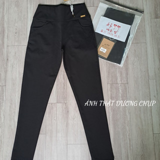 Big size - Quần legging dài 2 túi trước, cạp cao – Co giãn 4 chiều, ôm dáng, che khuyết điểm, thoải mái vận động