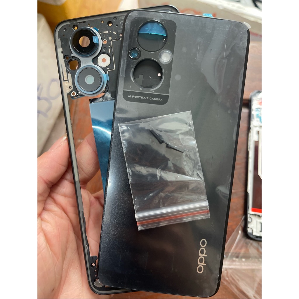 vỏ/lưng/xương/mắt camera oppo reno 7z