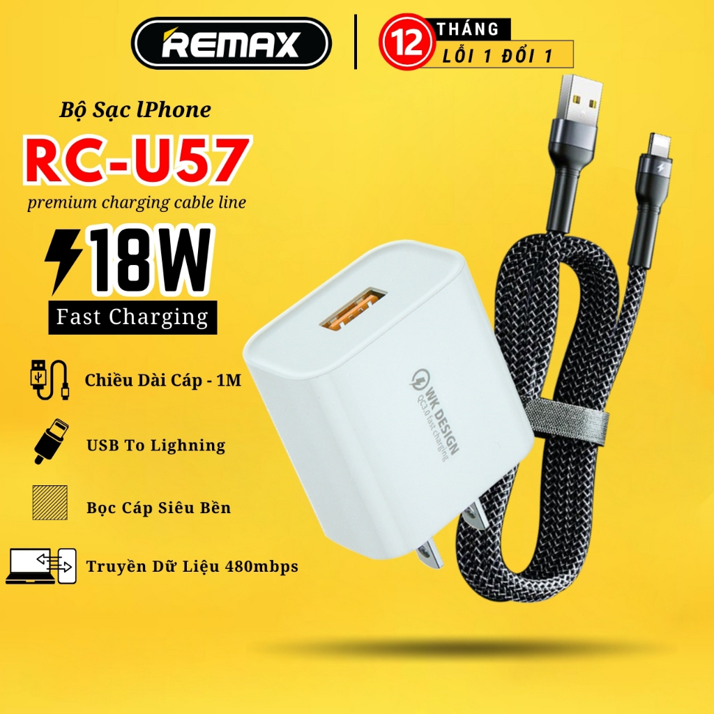 Cáp Sạc Remax RC-124i Hỗ Trợ Sạc Nhanh Cho 13 Pro Max Trở Xuống - Remax ...