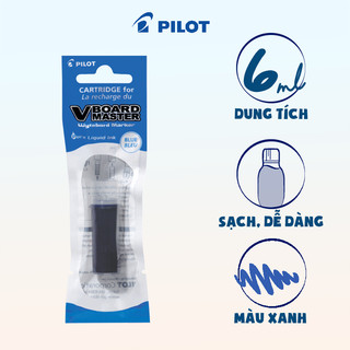 Ống mực bút lông bảng Pilot V Board Master mực đen/ xanh/ đỏ