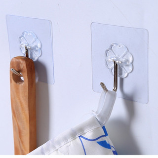 ( Combo 10 ) Móc Dán Tường, Móc Dán Tường Chịu Lực Siêu Dính Chắc Chắn 6x6cm